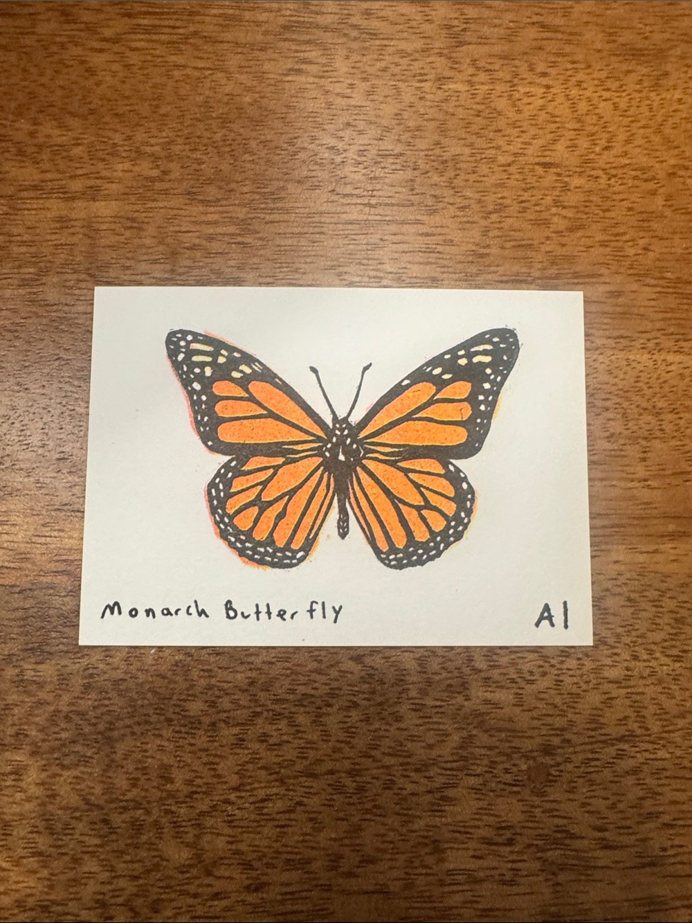 Inciardi Mini Print Monarch Butterfly